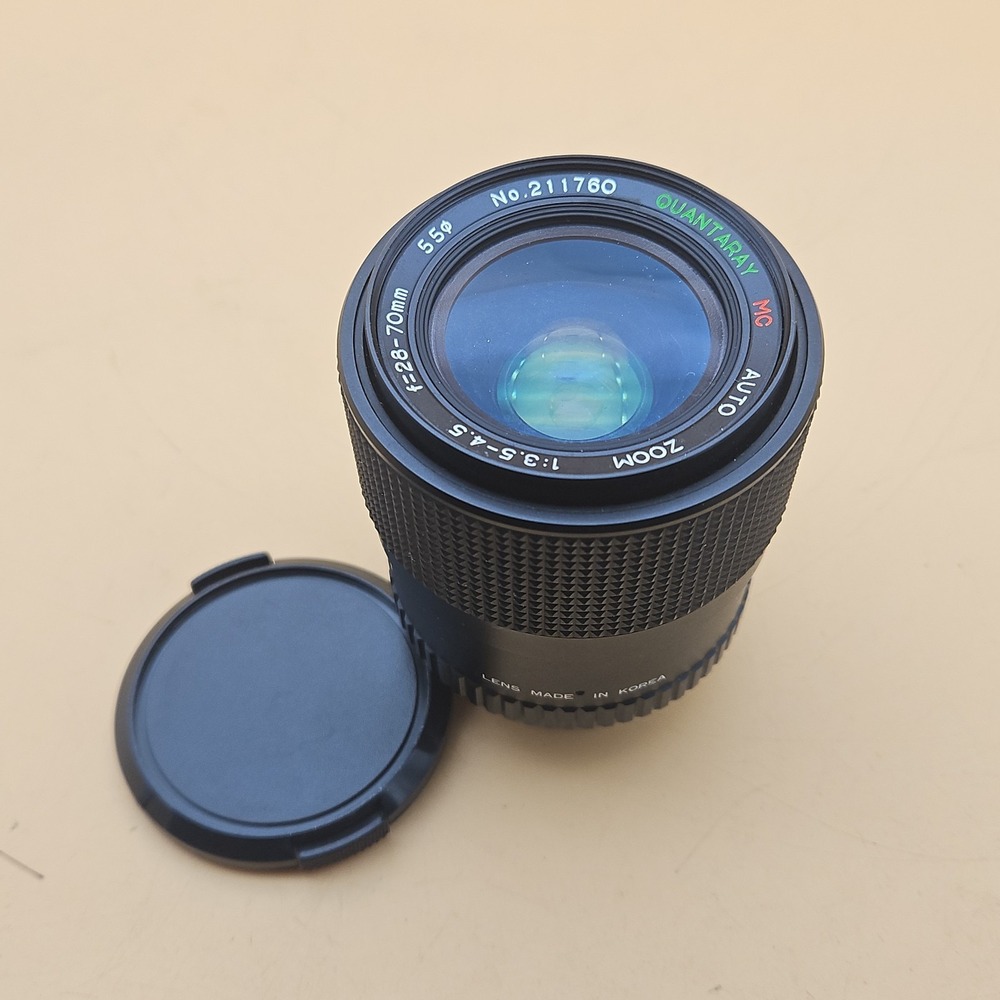 Quantaray 28-70mm 1:3.5-4.5 Camera Lens MC Auto Zoom 211760 Vintage
